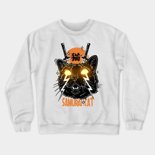 Samurai Cat Crewneck Sweatshirt